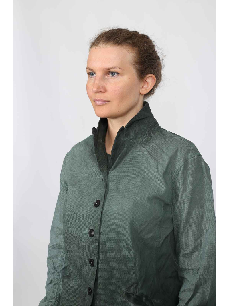 Rundholz DIP - Taillierte Baumwolljacke mit eleganter Kräuselpartie - 2252121101