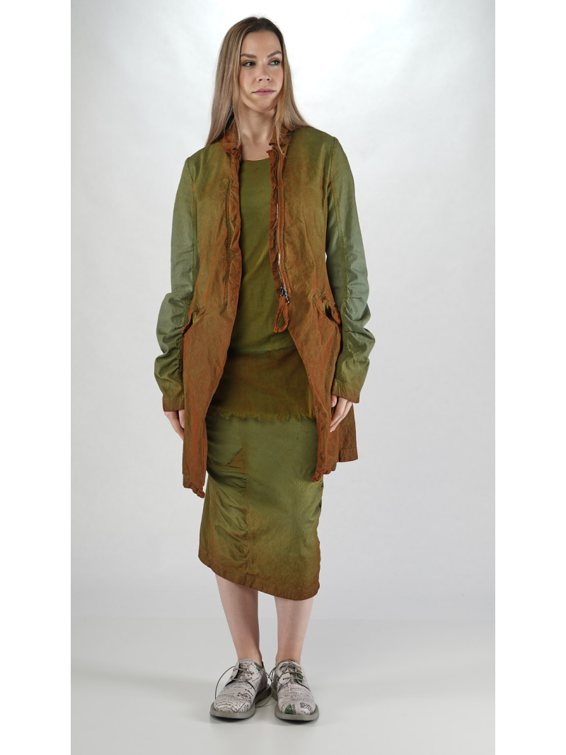 Rundholz DIP -  schmaler baumwoll twill mantel - 2252121209