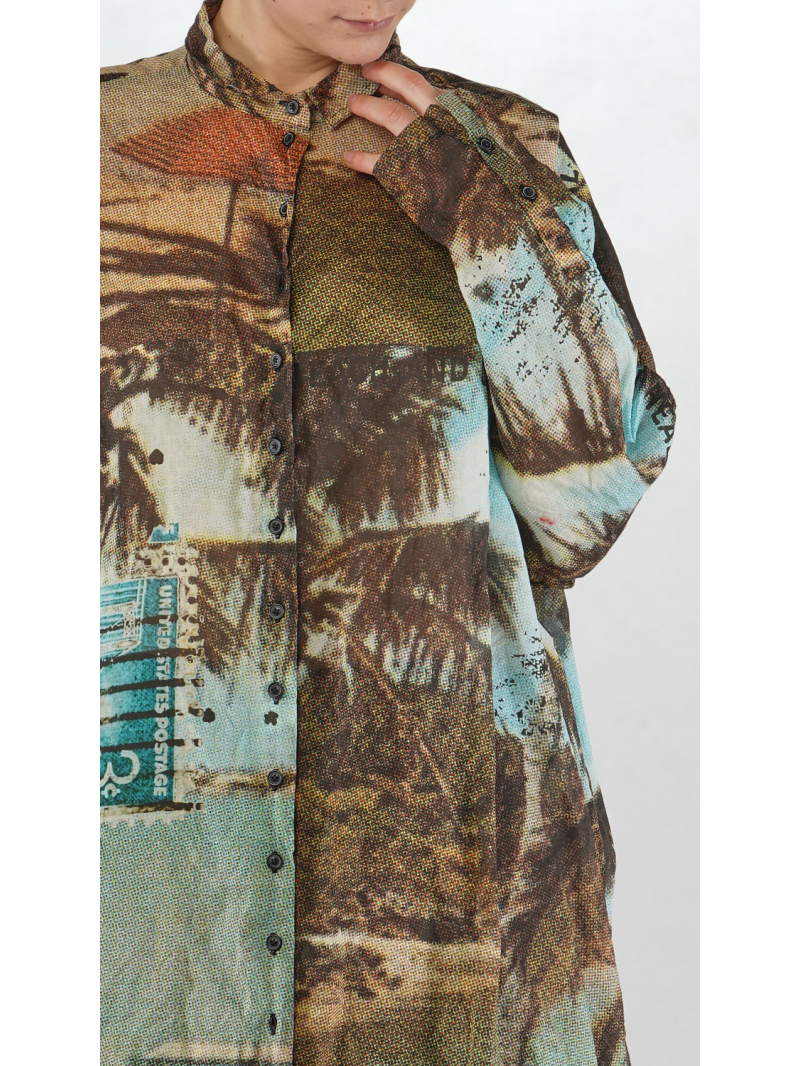 Rundholz DIP - Oversize Baumwoll voile Kleid - 2252170902