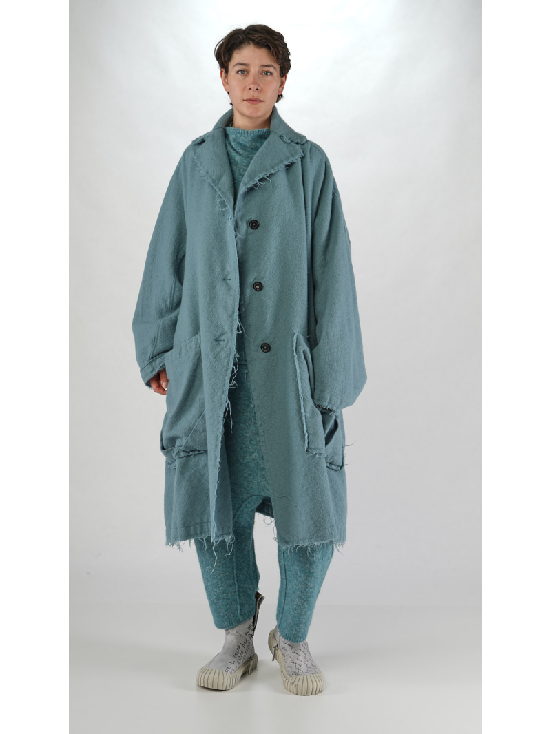 Rundholz DIP - Oversize-Wollmantel mit Reverskragen und Knopfleiste - 2252211206