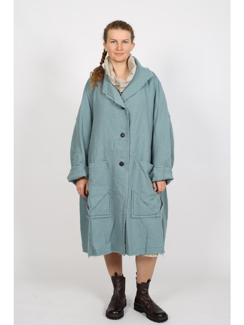 Rundholz DIP - Oversize-Wollmantel mit Reverskragen und Knopfleiste - 2252211206