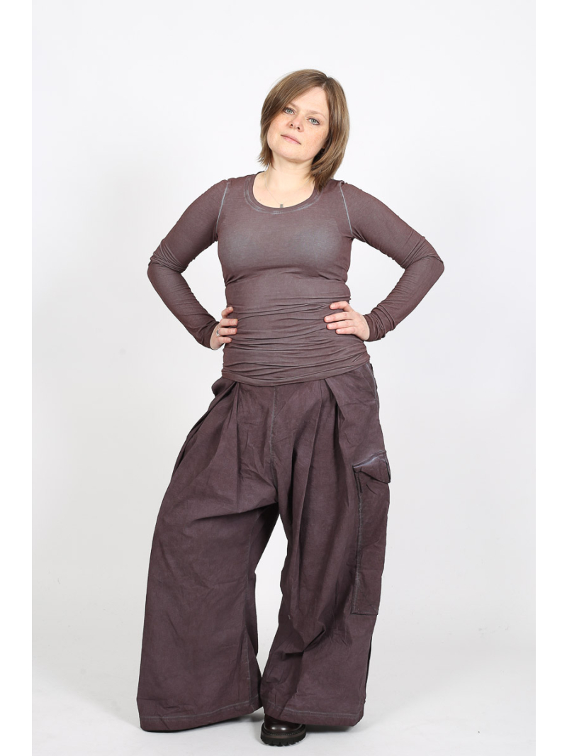 Rundholz DIP - ausgestellte Hose mit Kellerfalten von dip - 2252240102