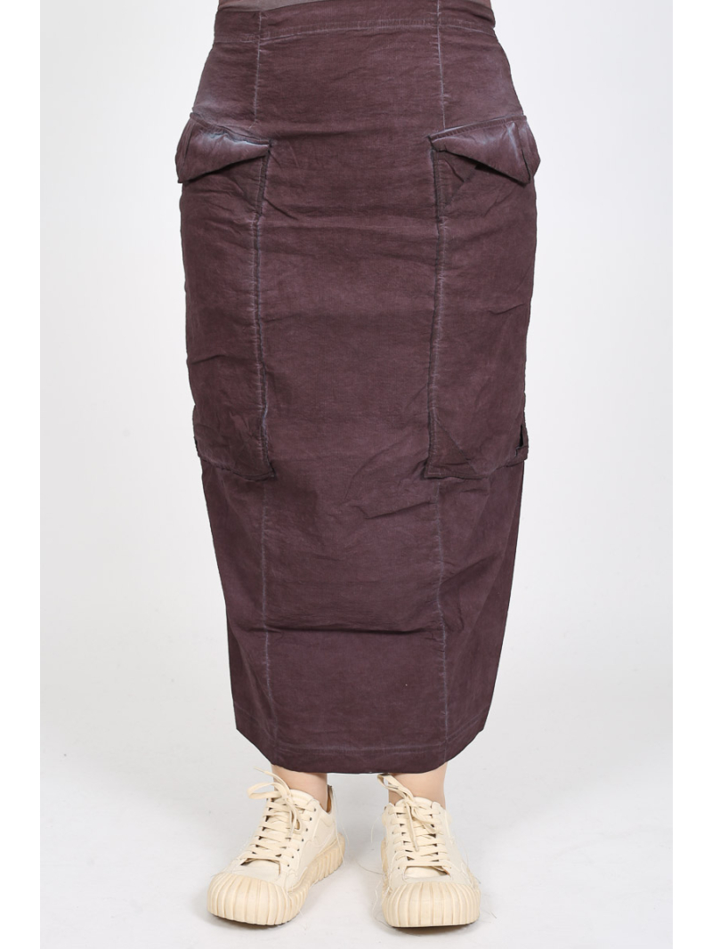 Rundholz DIP - Bananenschnitt Rock mit elastischem Bund - 2252240308