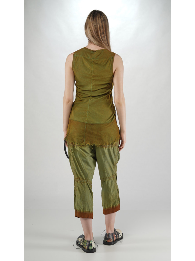 Rundholz DIP - Ärmelloses Rippenjersey Top - 2252340803