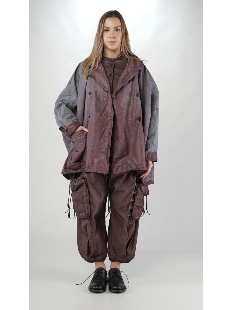 Rundholz DIP - Bicolor Baumwoll mix Jacke mit Doppelreihige Knopfleiste - 2252381101