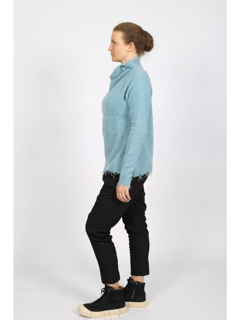 Rundholz DIP -  taillierter Pullover aus Fuchshaar-Seide - 2252440701