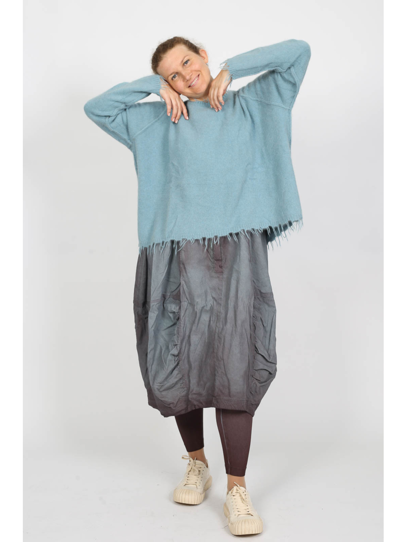 Rundholz DIP -  ausgestellter Pullover aus edlem Fuchshaar - 2252440703