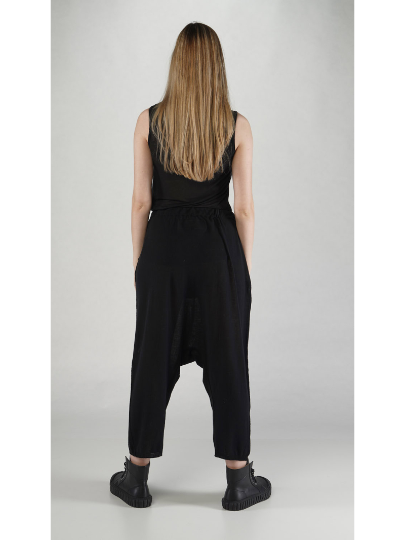 Rundholz DIP - Baumwoll Leinen Strickhose mit tiefer Schritthöhe - 2252457615