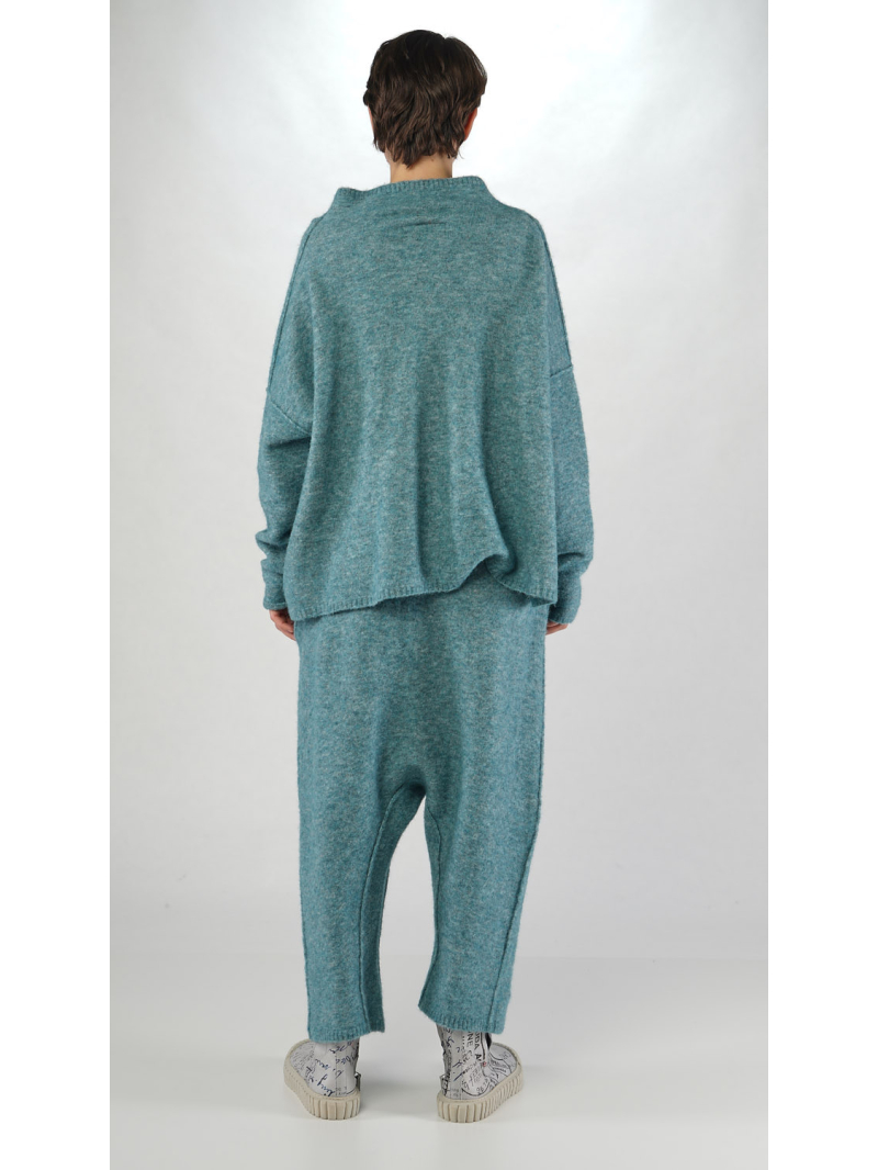 Rundholz DIP - Weiter Alpaka Woll Pullover - 2252460702