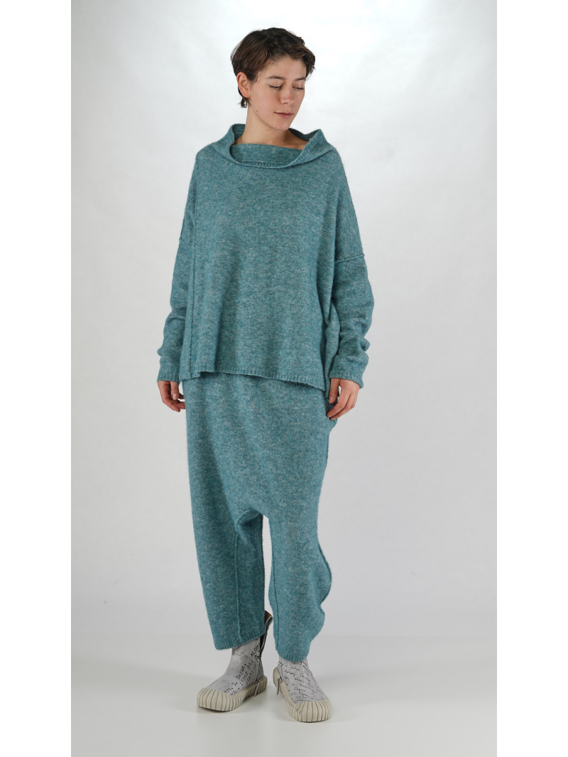 Rundholz DIP - Weiter Alpaka Woll Pullover - 2252460702