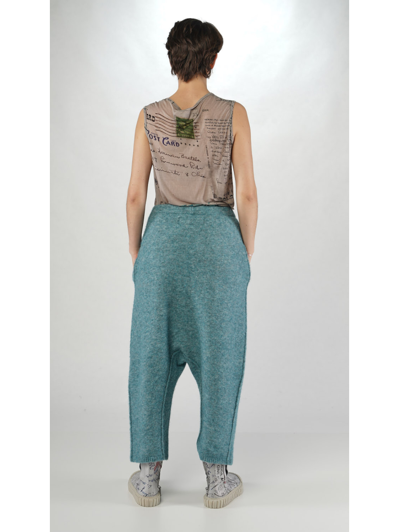 Rundholz DIP - Lockere Alpaka Woll Strickhose - 2252467605