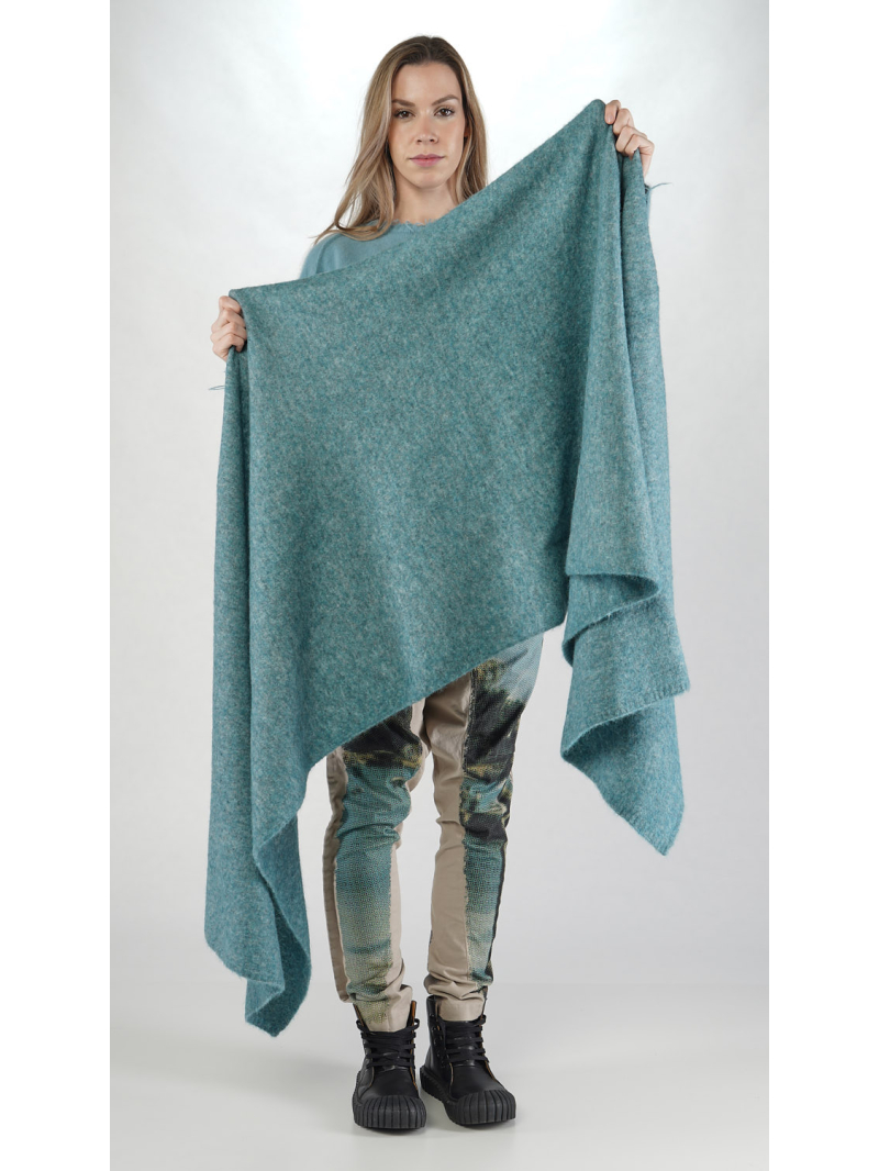 Rundholz DIP - Oversize Alpaka Woll Strickschal - 2252467706