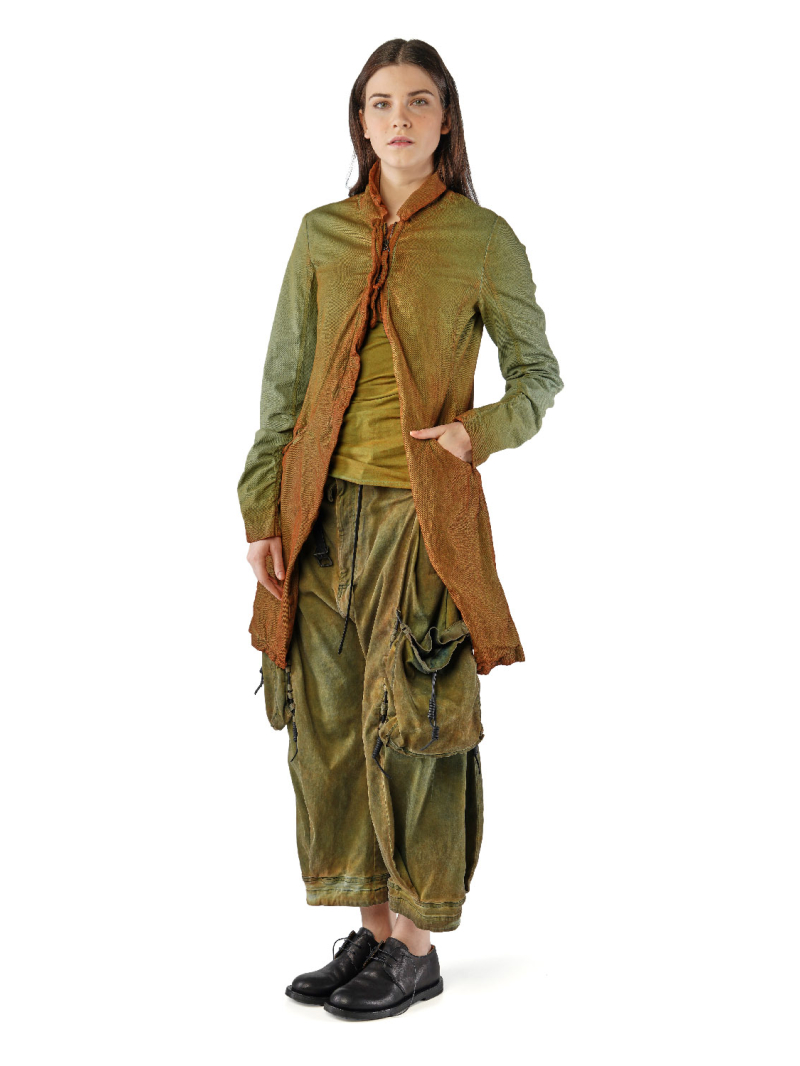 Rundholz DIP - Elegantes tailliertes Langarm-T-Shirt aus Baumwolle - 2252560507