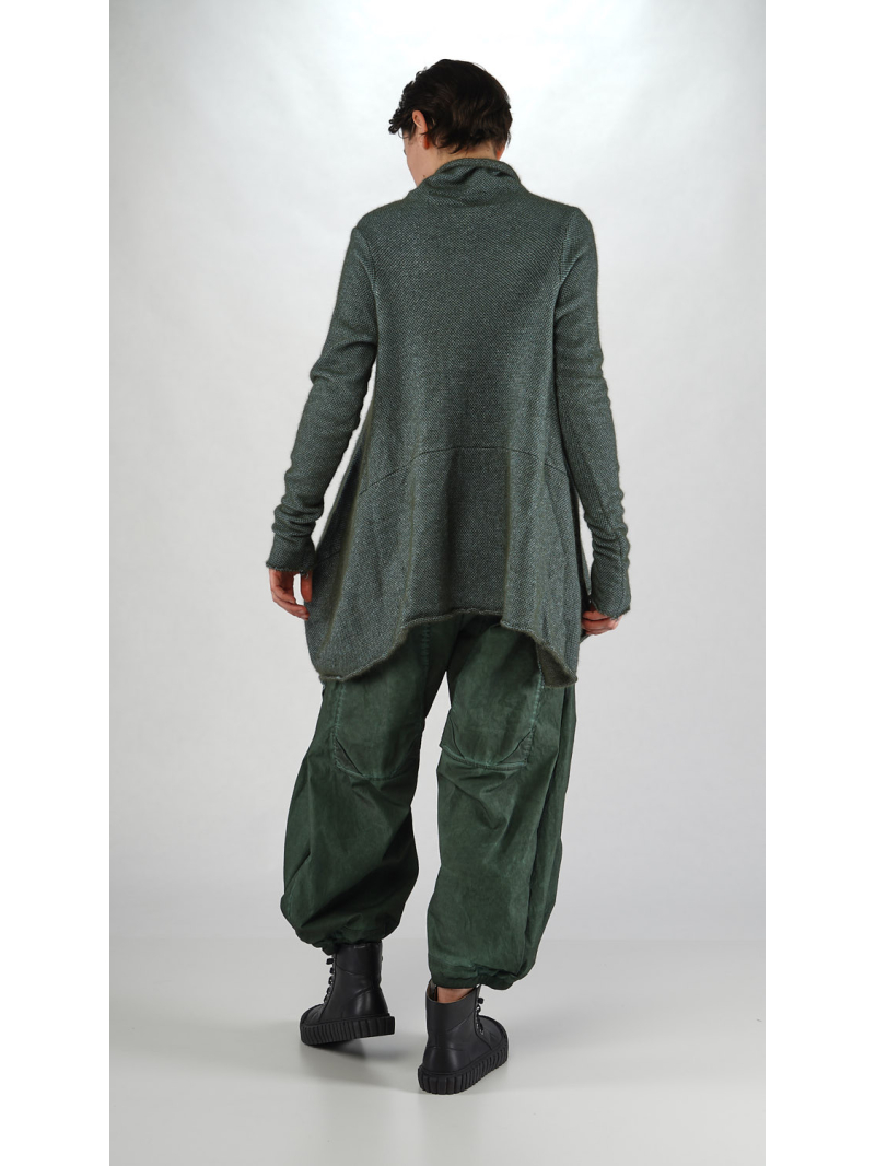 Rundholz DIP - Zweifarbiger Asymmetrischer Woll mix Pullover - 2252590703