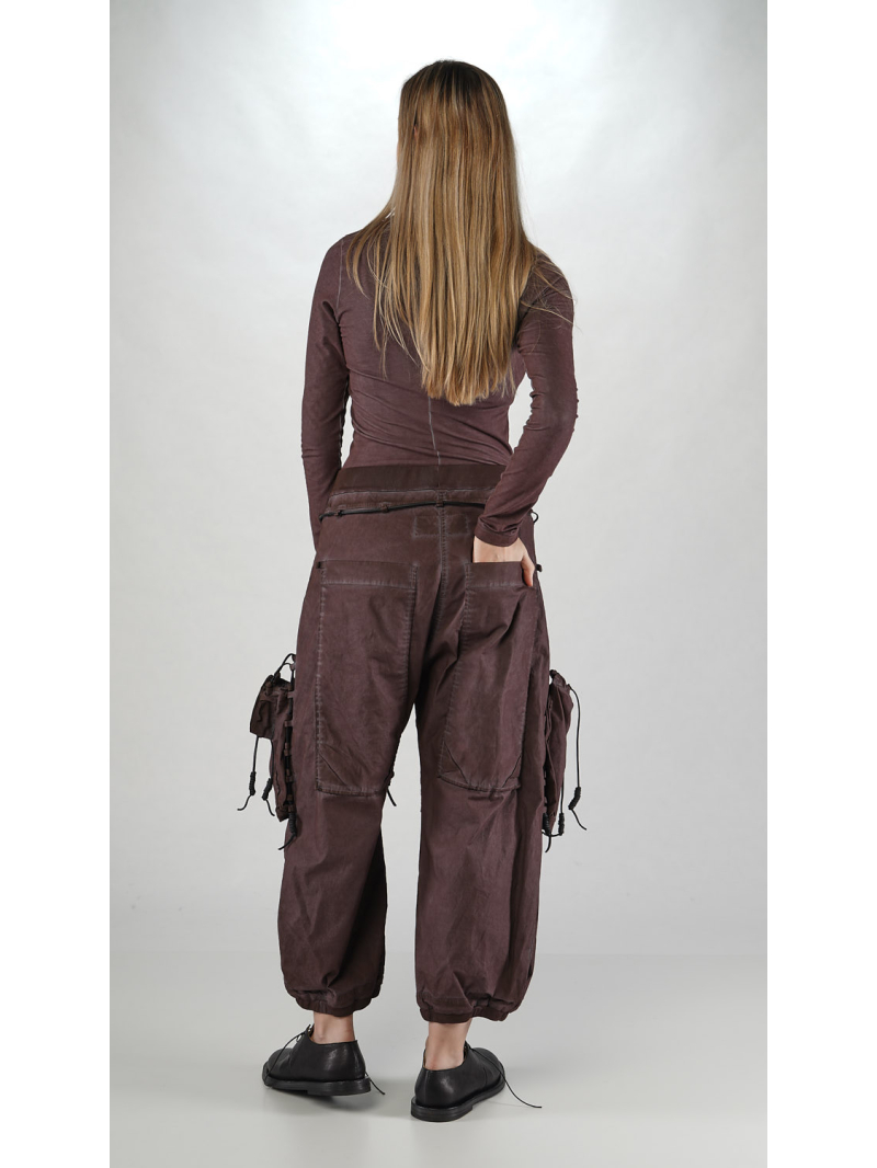 Rundholz DIP - Bicolor Twill Hose it Lässiger Schritthöhe - 2252600101