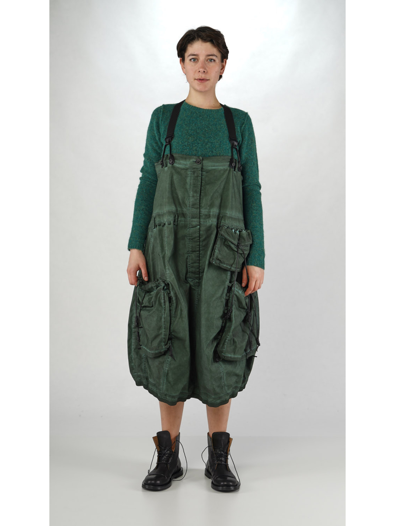 Rundholz DIP - Ultra High Waist Skirt with Adjustable Suspenders - 2252600311