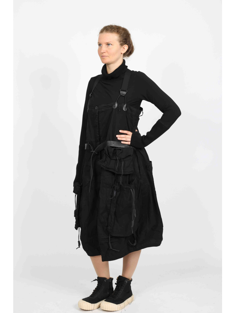 Rundholz DIP - Ultra High Waist Skirt with Adjustable Suspenders - 2252600311