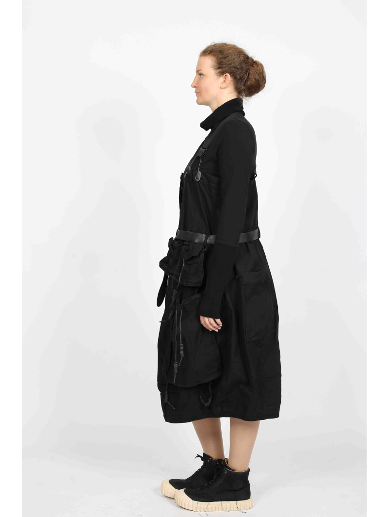 Rundholz DIP - Ultra High Waist Skirt with Adjustable Suspenders - 2252600311