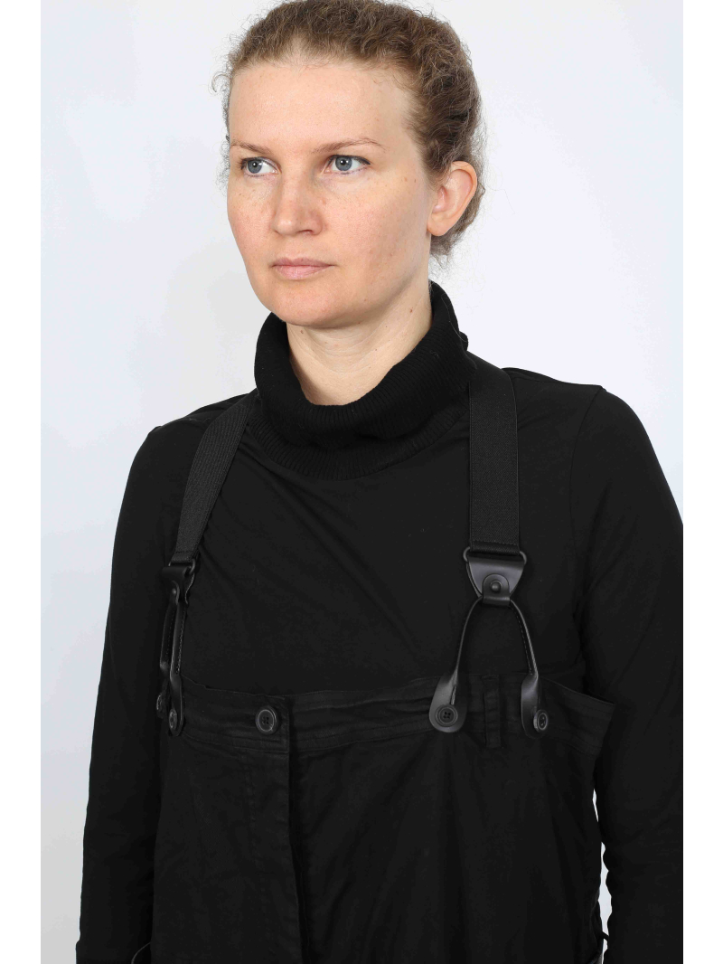 Rundholz DIP - Ultra High Waist Skirt with Adjustable Suspenders - 2252600311