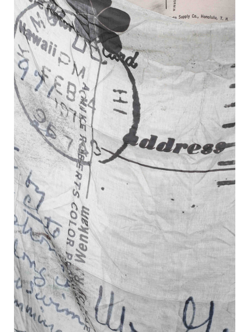 Rundholz DIP -  Rechteckschal aus Modal und Wolle mit Druck - 2252801402