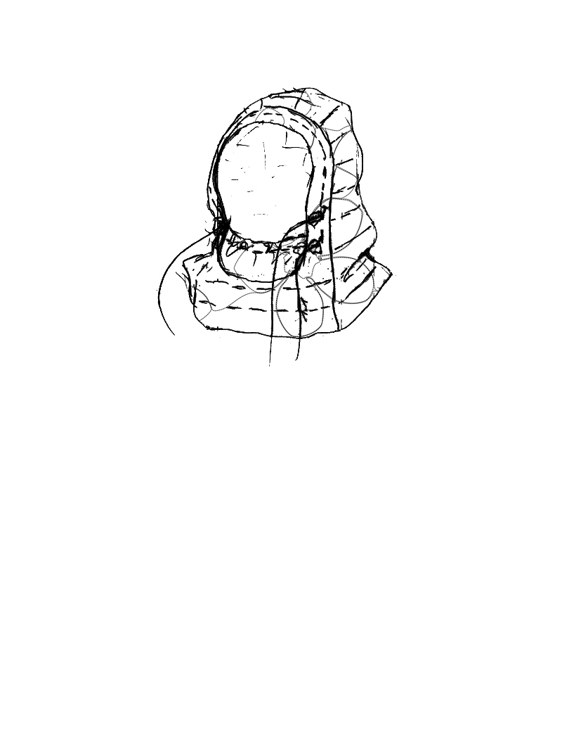 Rundholz Black Label - Nylon Kapuze - 2253192705