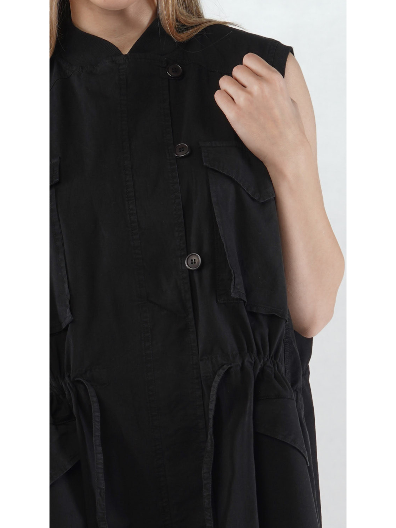 Rundholz Black Label - Elegantes ausgestelltes Kleid mit Stehkragen - 2253200903