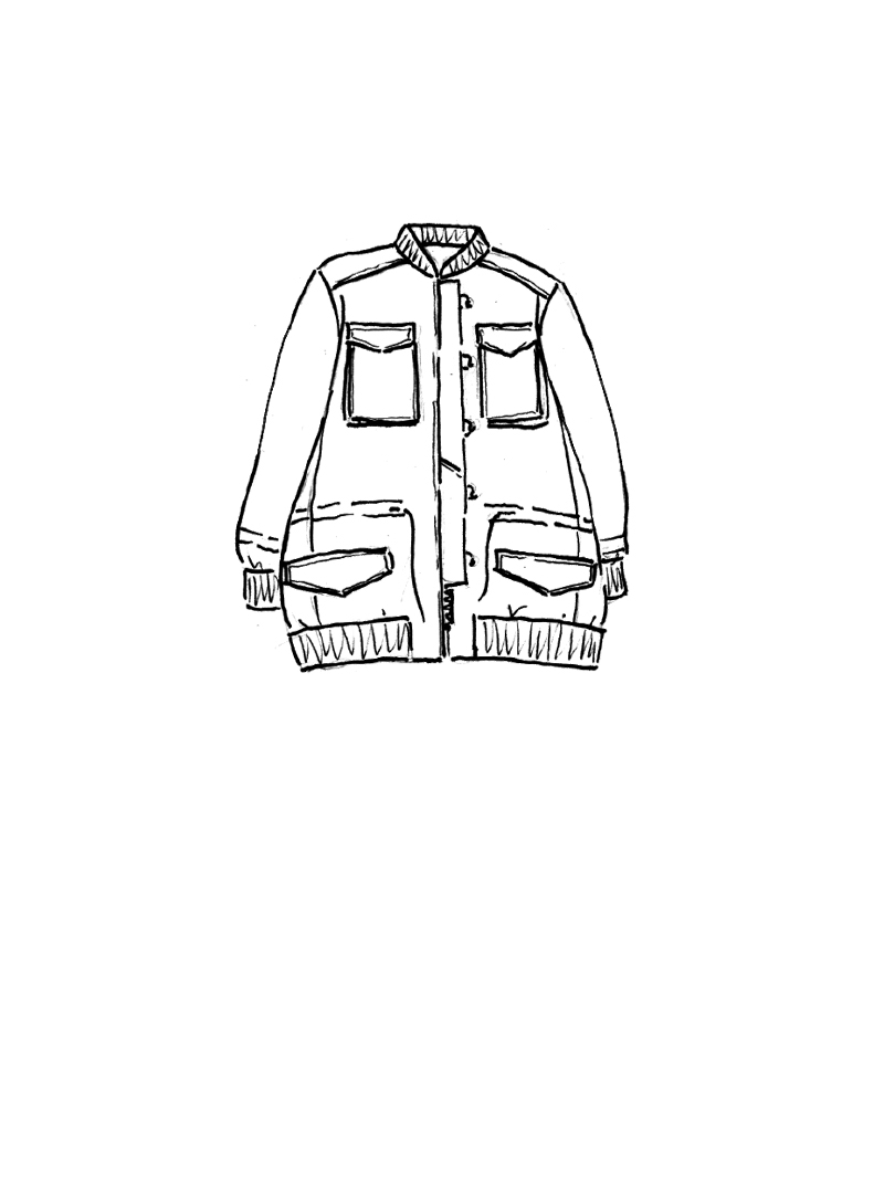 Rundholz Black Label - Trendige Ausgestellte Jacke aus Baumwolle mit Raffungen - 2253201101