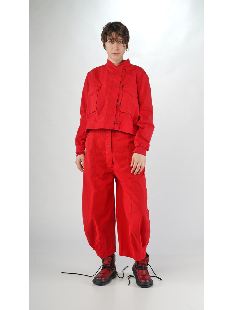 Rundholz Black Label - Ausgestellte Jacke aus Baumwolle mit Stehkragen - 2253201102