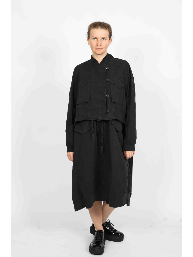 Rundholz Black Label - Ausgestellte Jacke aus Baumwolle mit Stehkragen - 2253201102