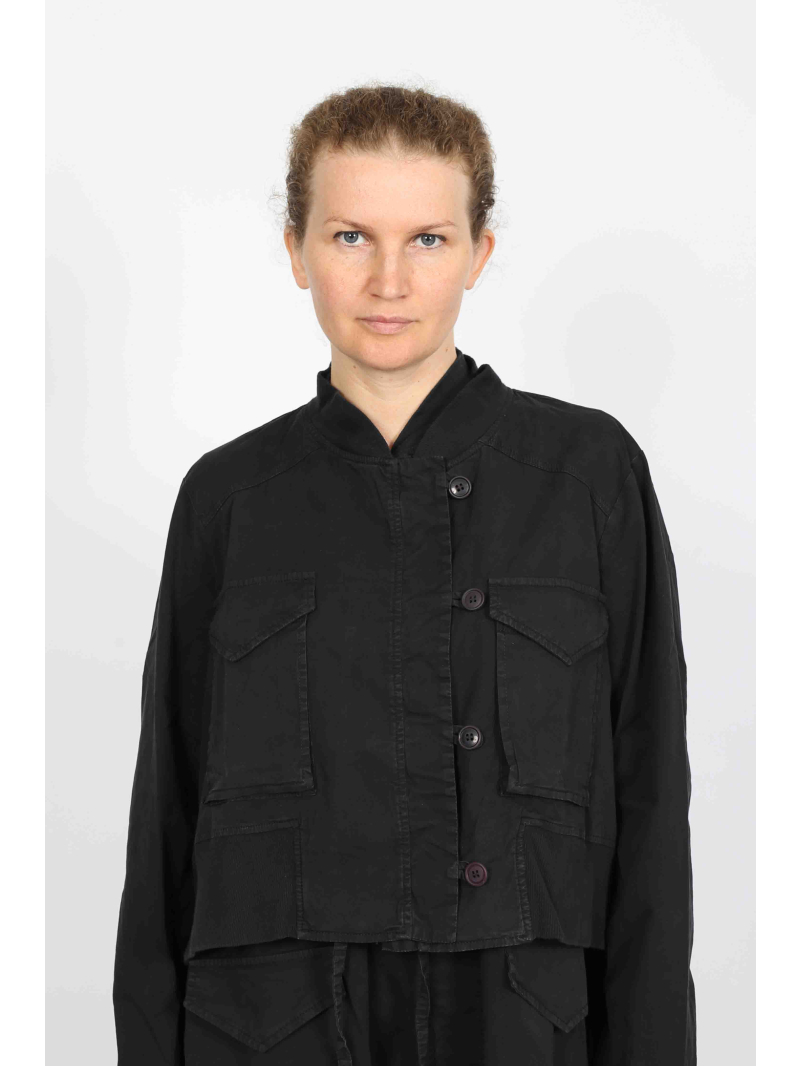 Rundholz Black Label - Ausgestellte Jacke aus Baumwolle mit Stehkragen - 2253201102
