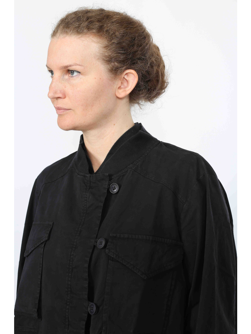 Rundholz Black Label - Ausgestellte Jacke aus Baumwolle mit Stehkragen - 2253201102