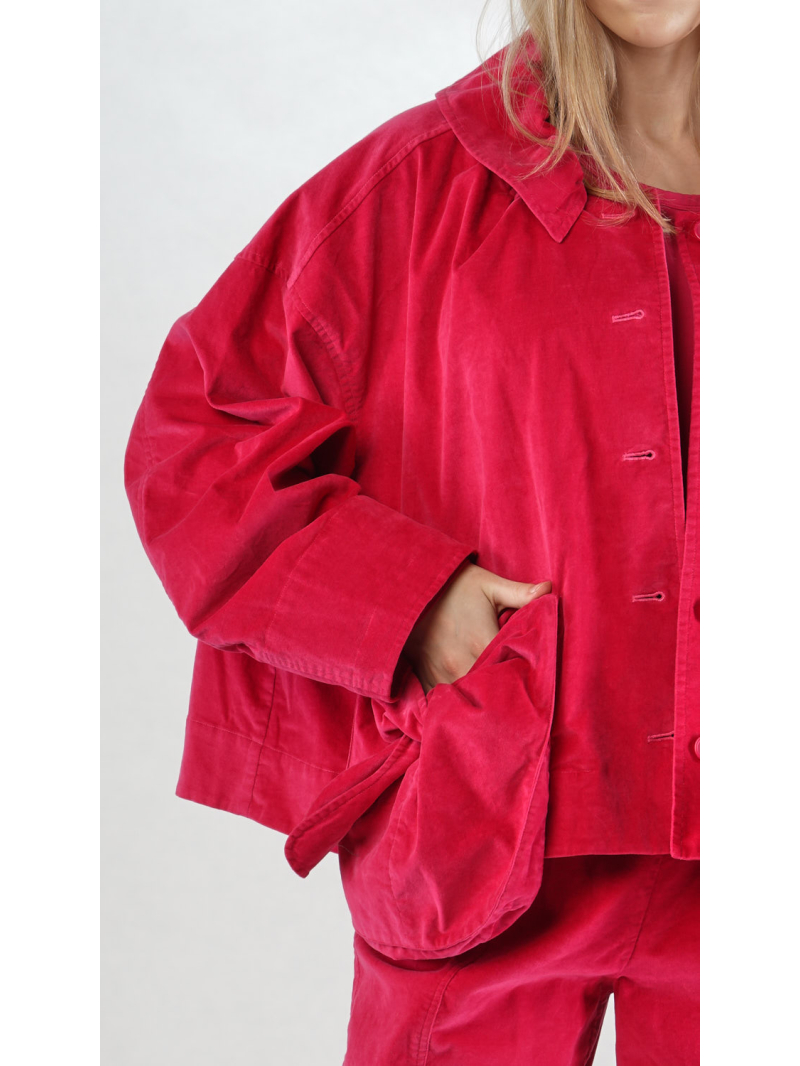 Rundholz Black Label - Weite Samt Jacke - 2253231101