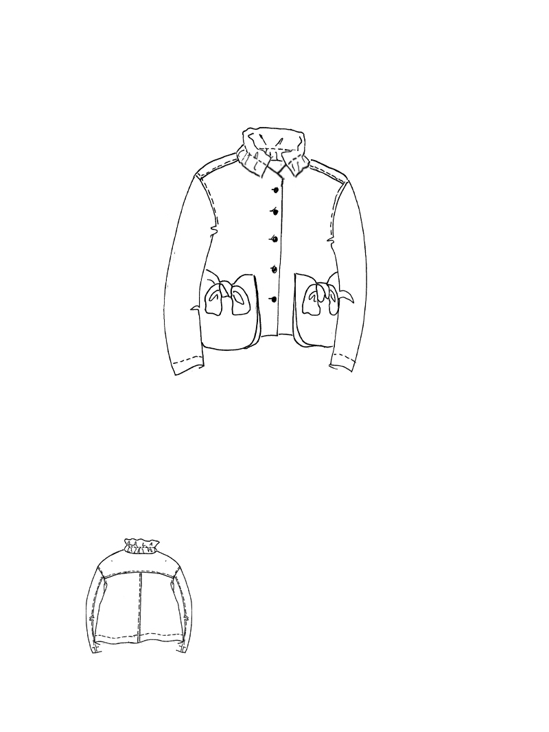 Rundholz Black Label - Weite Samt Jacke - 2253231101