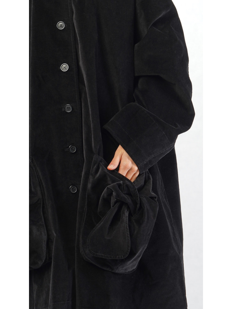 Rundholz Black Label - Oversize Baumwoll-Mantel mit Abgestepptem Design - 2253231203