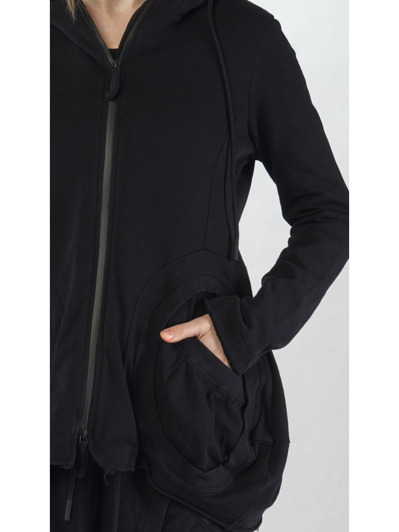 Rundholz Black Label - Stilvolle Ballonjacke aus 100% Baumwolle mit Kapuze - 2253251104