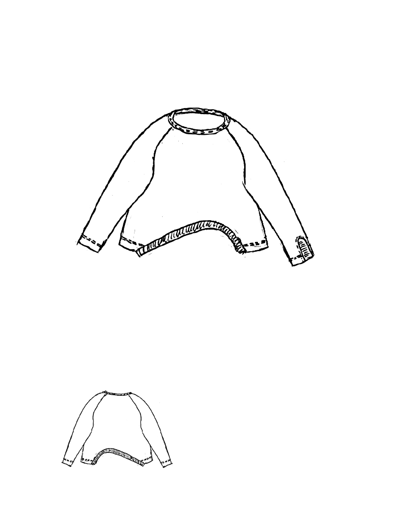 Rundholz Black Label - Oversize T-Shirt mit Asymmetrischem Design von Black Label - 2253260503