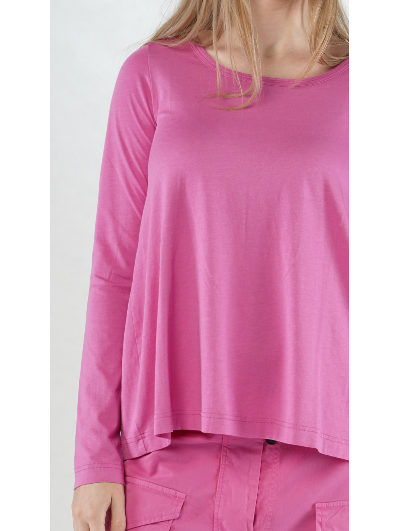 Rundholz Black Label - Ausgestelltes Lyocell Jersey Shirt - 2253260507