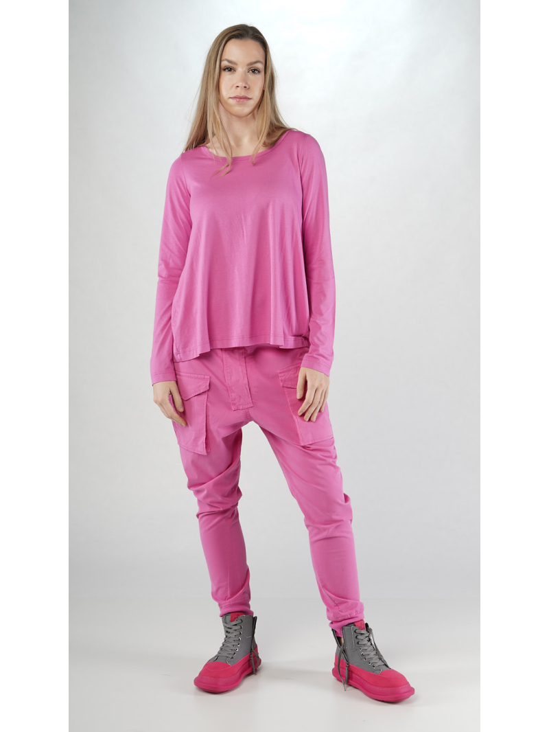 Rundholz Black Label - Ausgestelltes Lyocell Jersey Shirt - 2253260507