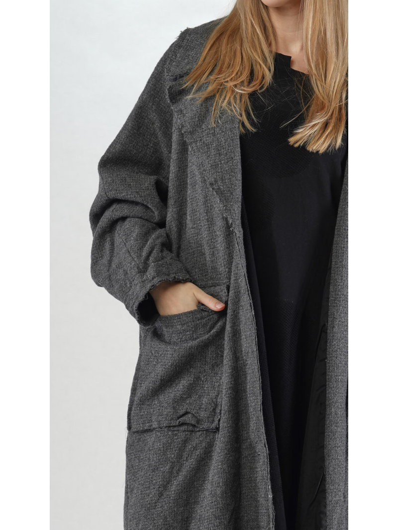 Rundholz Black Label - Ausgestellter Woll mix Mantel - 2253281204