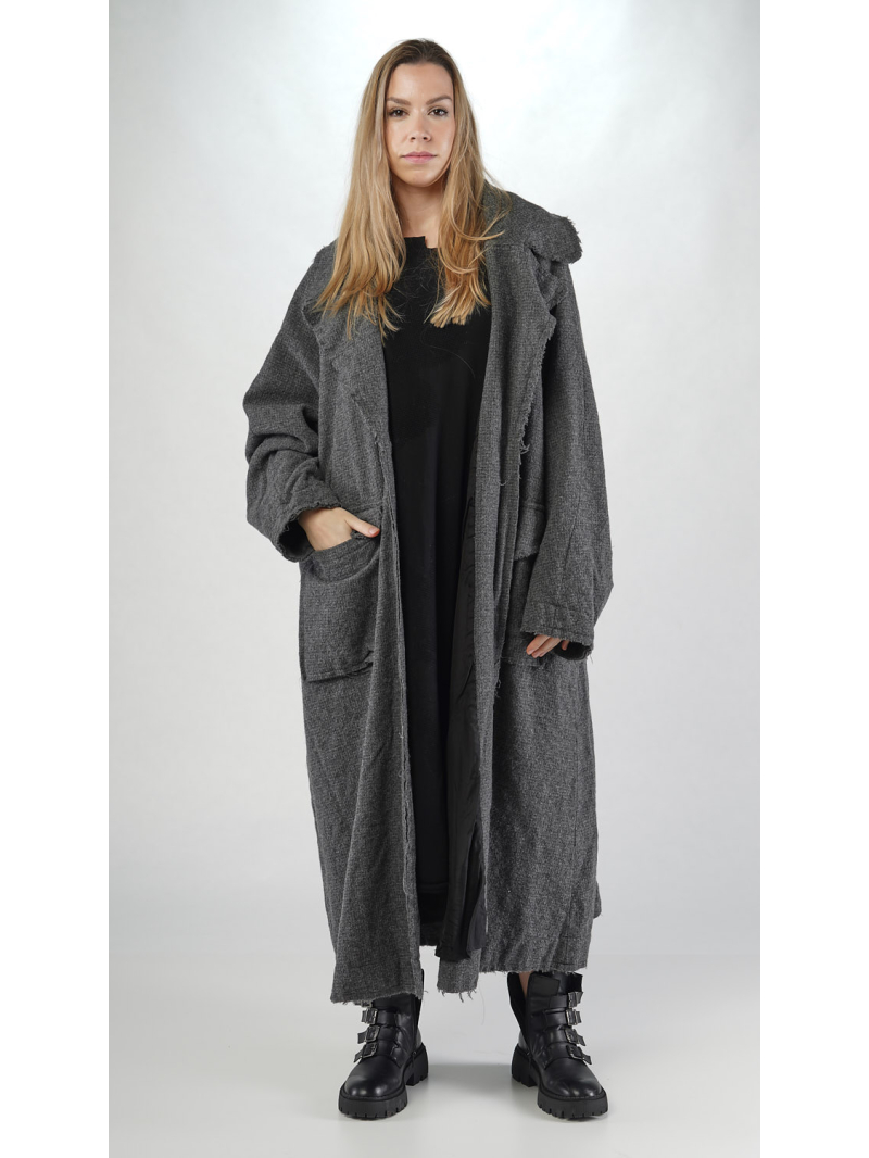 Rundholz Black Label - Ausgestellter Woll mix Mantel - 2253281204