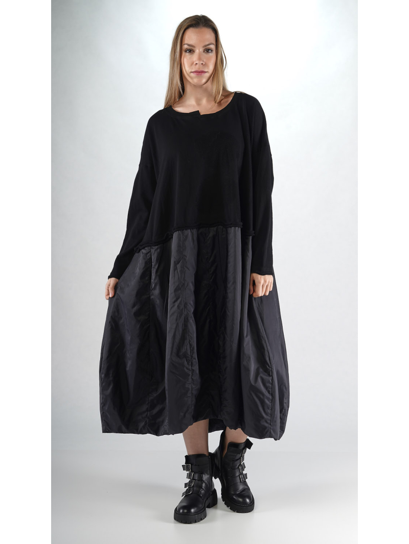 Rundholz Black Label - Oversize French Terry Kleid mit 3d Druck - 2253290918