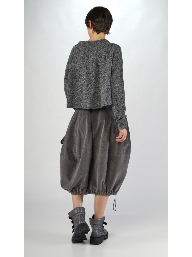 Rundholz Black Label - Boucle Woll Strickjacke mit Druckknöpfen - 2253317102