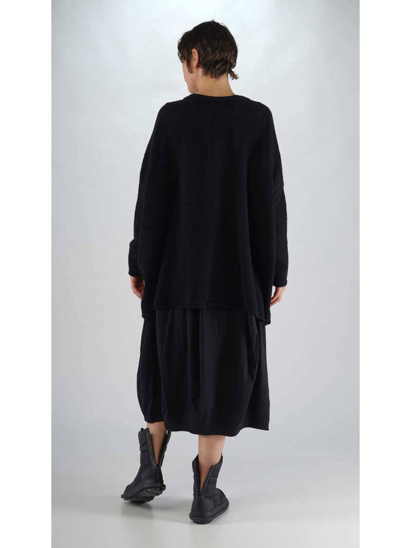 Rundholz Black Label - Strickjacke mit asymmetrischem Saum und Schalkragen - 2253317104