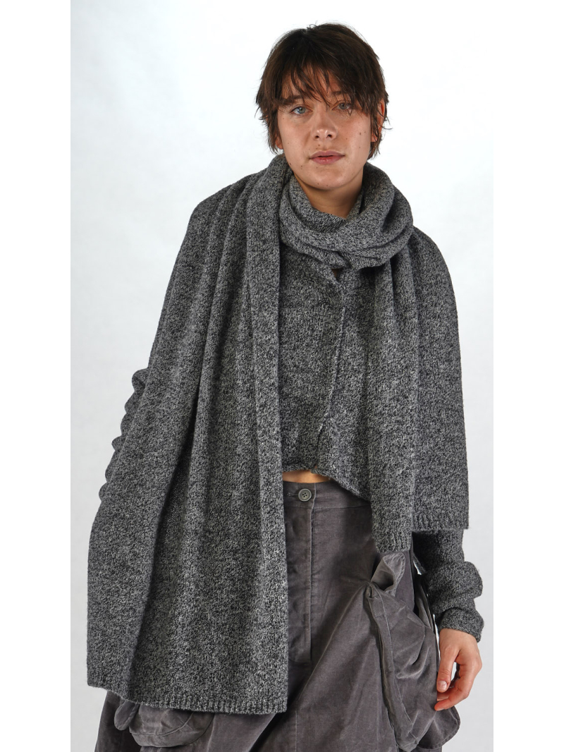 Rundholz Black Label - Boucle Woll Strickschal - 2253317705