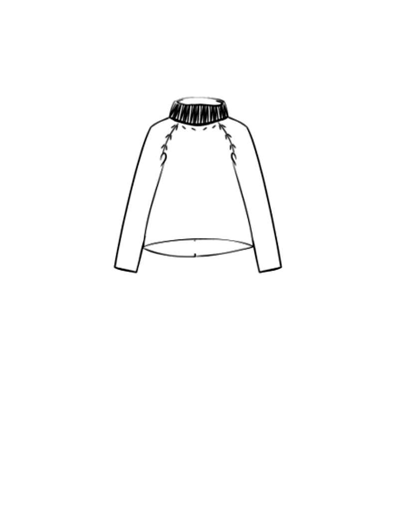 Rundholz Black Label - Джемпер с водолазкой и рукавами реглан - 2253320701