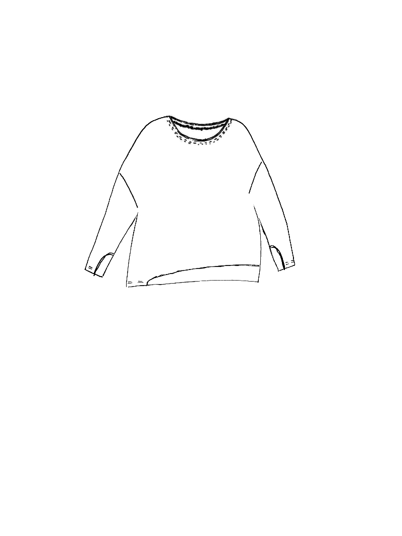 Rundholz Black Label - Sehr weites Jersey Shirt - 2253330506