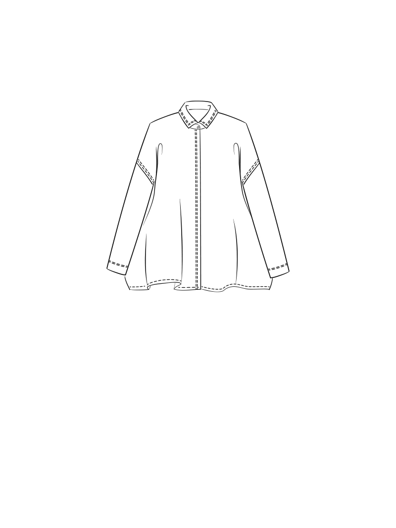 Rundholz Black Label - Gerade Weite Popeline Bluse - 2253350401