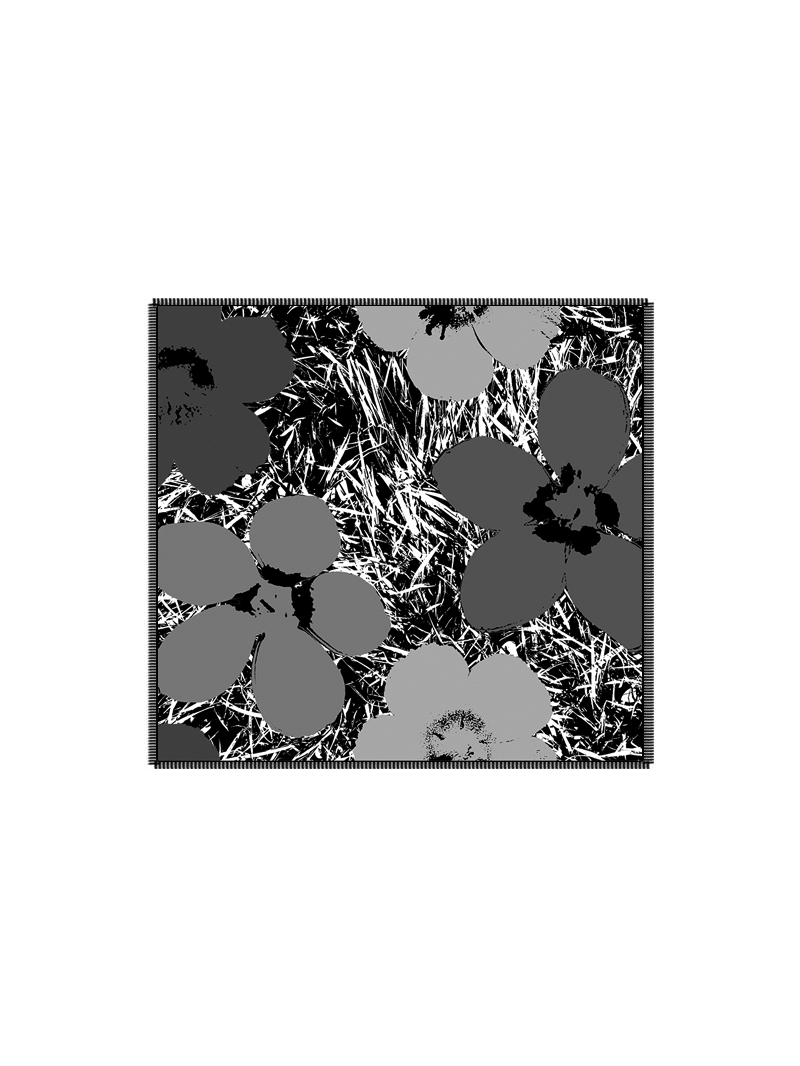 Rundholz Black Label - прямоугольный шерстяной шарф от Black Label - 2253361401