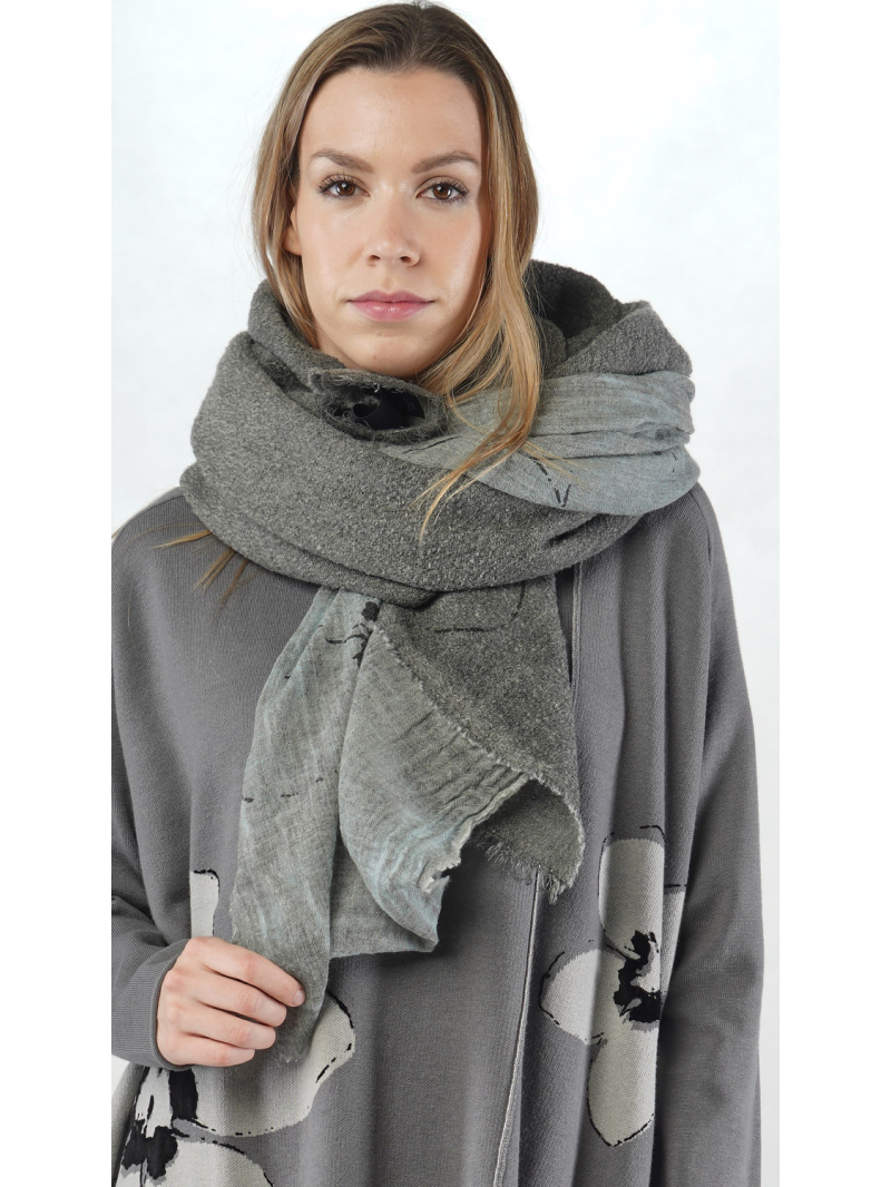 Rundholz Black Label - Rechteckiger Schal aus 100% Wolle - 2253361405