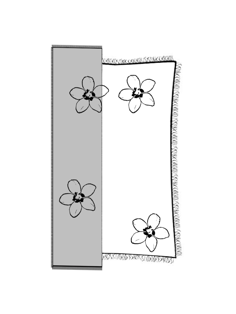 Rundholz Black Label - Rechteckiger Schal aus 100% Wolle - 2253361405